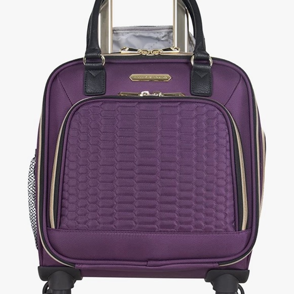 Like new Aimee kestenberg Florence 16” Twill 4-Wheel Underseat carry on - Picture 11 of 16